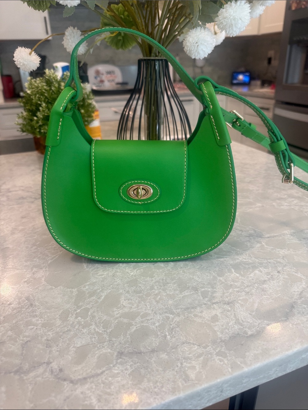 Dooney & Bourke Sweety Leather Crossbody Hobo bag
